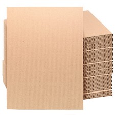 Corrugated Cardboard Sheets 9x12 Inch Flat Filler Insert 2mm Thick 60 PCS