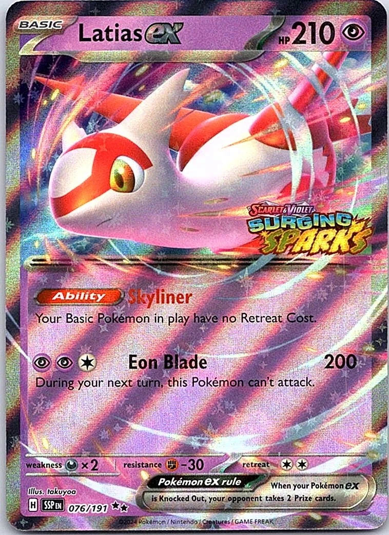 Latias ex 076/191 Sv08: Surging Sparks for sale | eBay