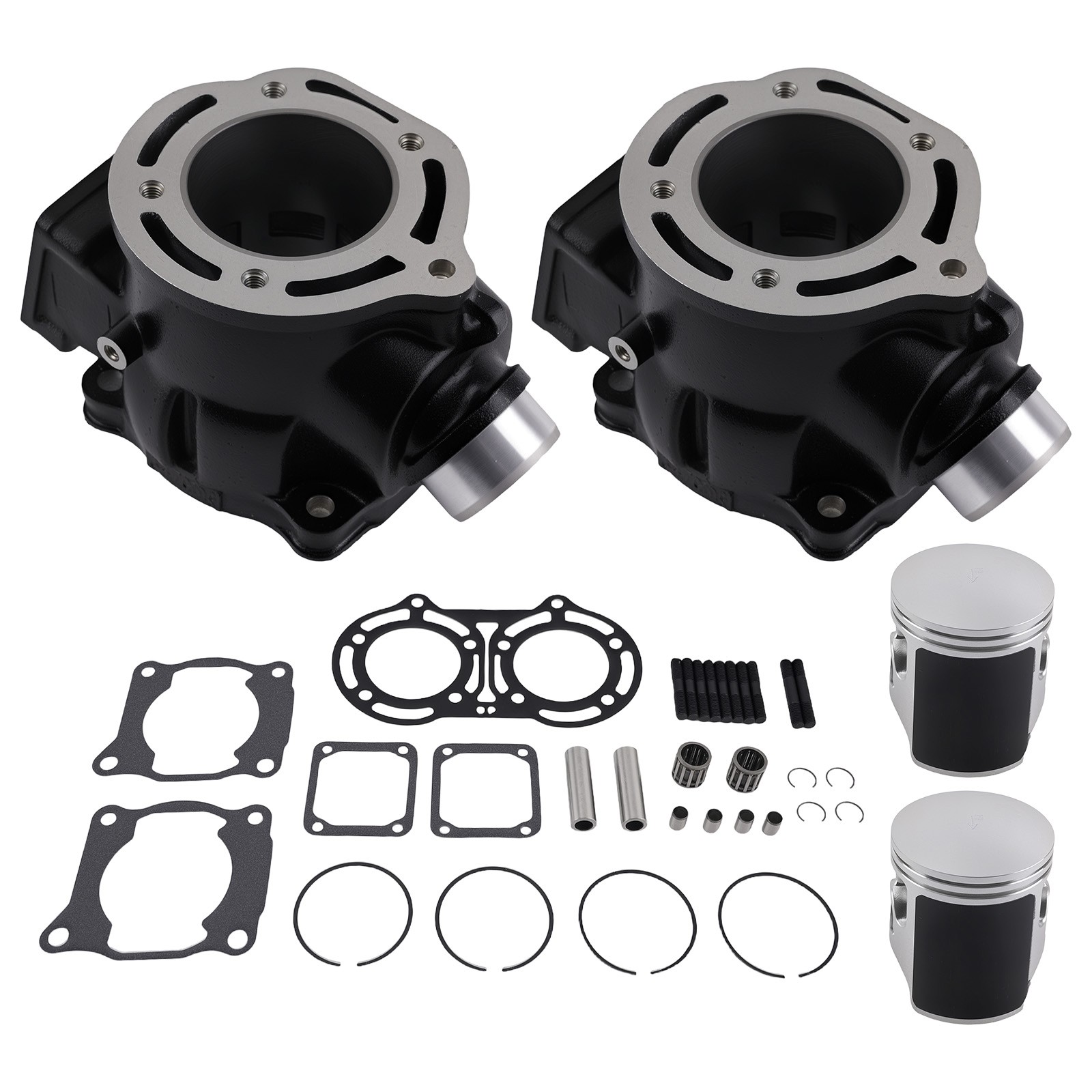 Cylinder Piston Gasket Top End Kit for Yamaha Banshee 350 YFZ 350 64x54mm 1987-