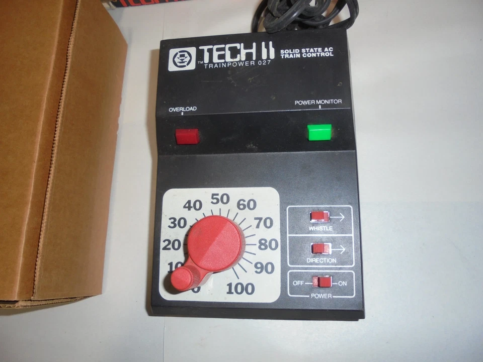 MRC TECH II O GAUGE TRAIN TRANSFORMER WITH ORIGINAL BOX - Image 2 of 4