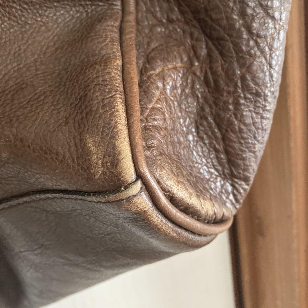 Sita Parantica Brown Leather Handbag with Gold Hardware Sita Parantica Brown Leather Handbag with Gold Hardware
