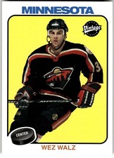 2001-02 Upper Deck Vintage #127 Wes Walz Minnesota Wild