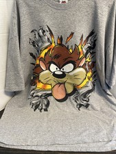 Vintage Taz Tasmanian Devil Big Face T-Shirt 1997 XL Looney Tunes Warner Bros