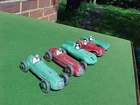 5 x VINTAGE DINKY TOYS RACING CARS