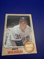 1968 Topps #350 Hoyt Wilhelm Stunner Pack Fresh HOF White Sox Knuckle Baller