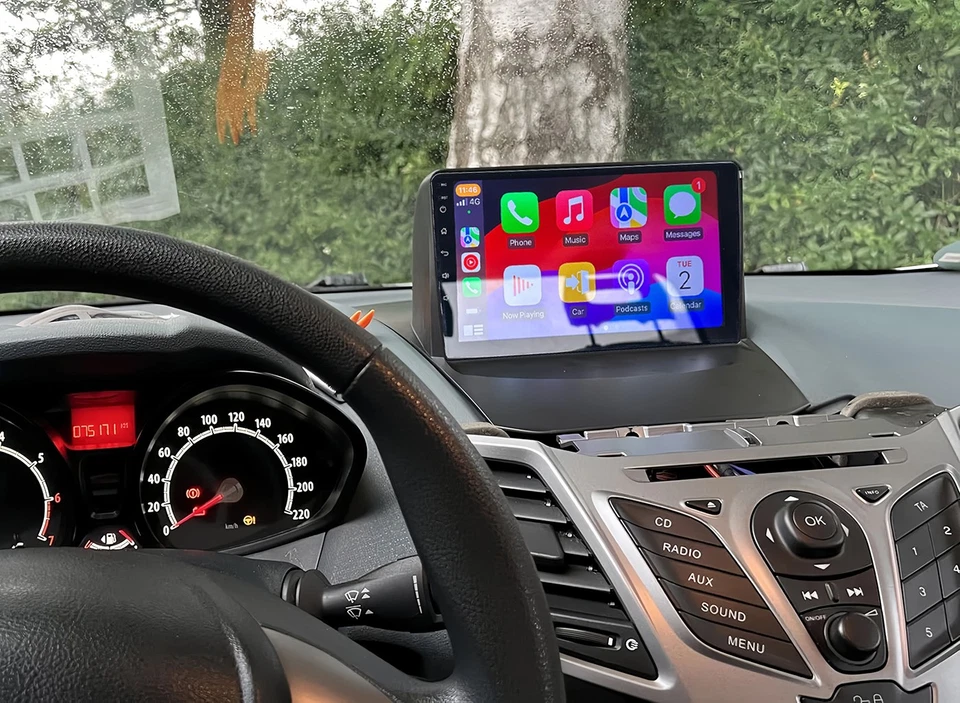 9" Zoll Android 15 Autoradio Für Ford Fiesta 2009-2014 Mit Carplay WIFI GPS DSP - Bild 3 von 4