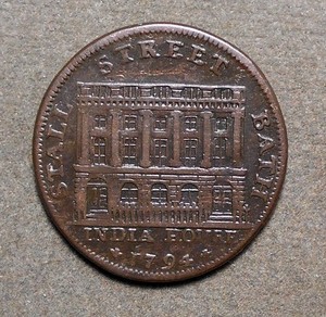 Great Britain 1794 1/4d Somersetshire-111, Bath, copper, 23mm, vf
