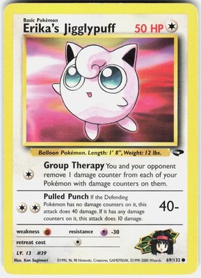 Erika's Jigglypuff Common Gym Challenge 069/132 HP Unlimited