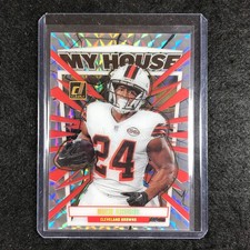 2023 Clearly Donruss Football NICK CHUBB My House Mosaic Holo #7