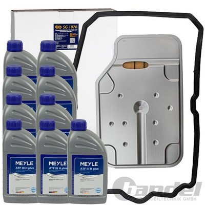 HYDRAULIKFILTER+MEYLE ATF ÖL 7-GANG AUTOMATIK für MERCEDES W 203 204 205 211 212