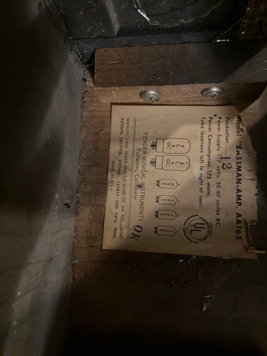 1966-1967 Blackface Fender Bassman - Picture 3 of 9