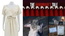 THE HANDMAID'S TALE: June/Elizabeth Moss Nightgown S02E12 w/Studio COA