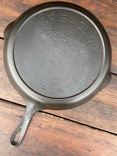 Griswold’s Erie #9 Cast Iron Skillet