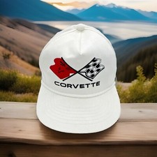 Youngan Vintage Corvette Flag Hat Cap Snapback Cotton Trucker Rope Embroidered