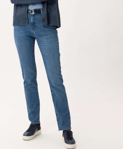 BRAX jeans, stretch jeans, "style Carola" ultra light denim blue summer FB 24 NEW - Picture 4 of 4
