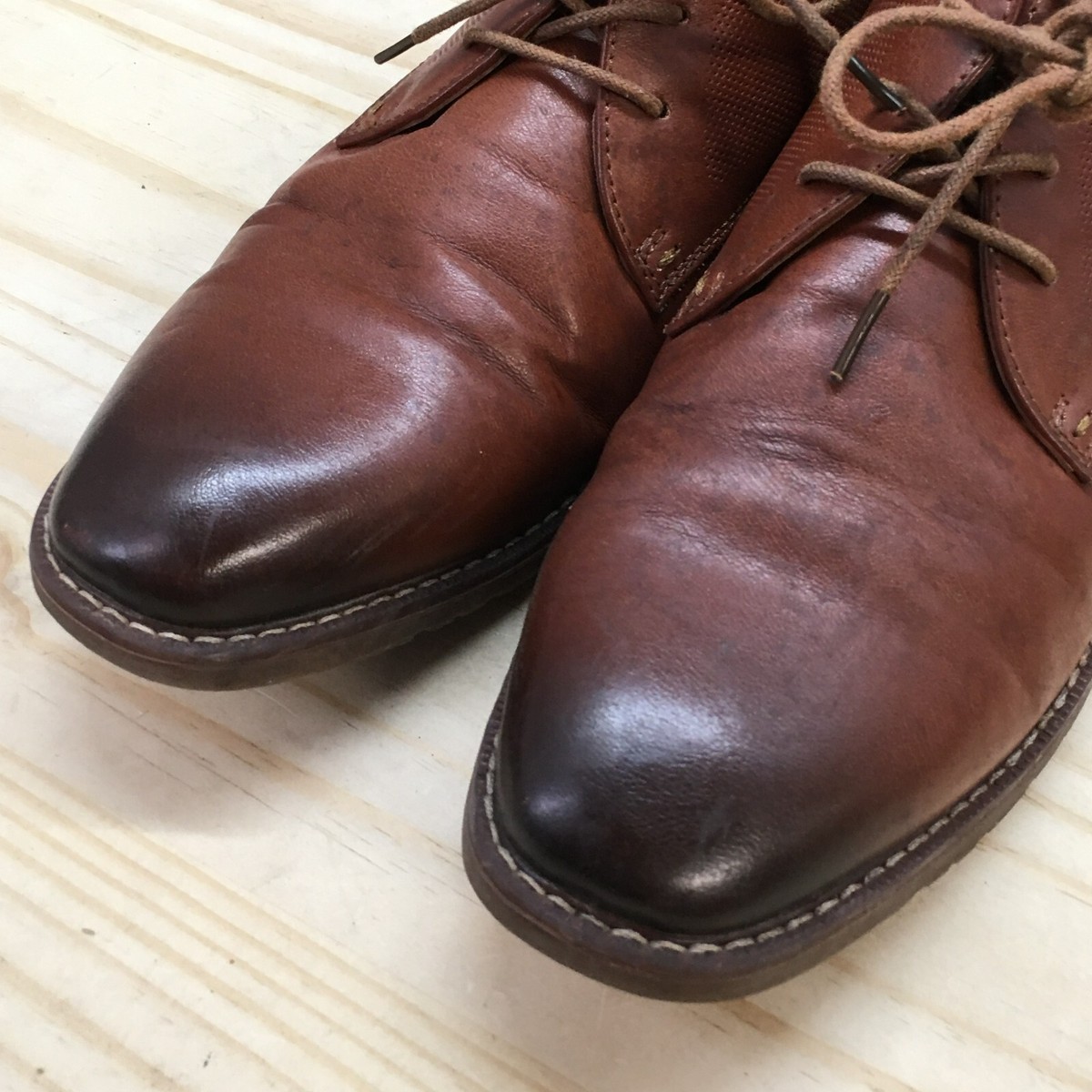 Ashford Hayes Boots Mens 10 M Quinn Chukka Booties Brown 