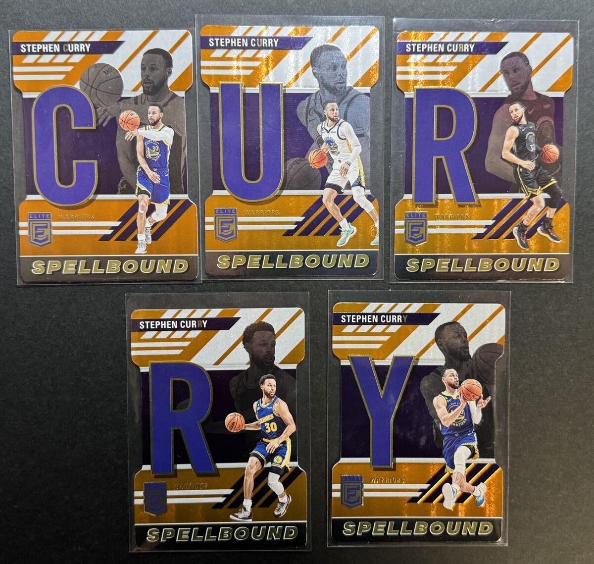 Stephen Curry 2023-24 Panini Donruss Elite Spellbound Die Stephen Curry 2023-24 Panini Donruss Elite Spellbound Die