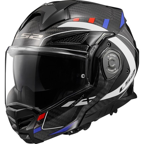 LS2 Motorrad Helm Advant X Carbon Future FF901 - Klapphelm mit Sonnenblende - Picture 8 of 13