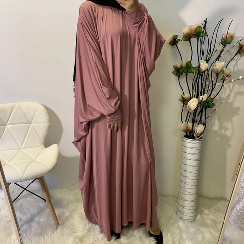 Burqa Overhead Khimar Caftan Abaya Muslim Women Prayer Dress Islamic Kaftan Robe - Picture 252 of 284