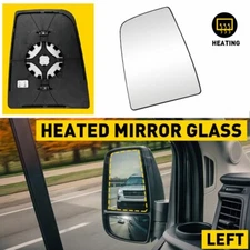 For 2015-22 Ford Transit 150 250 350 Mirror Glass Upper Heated Left Driver Side