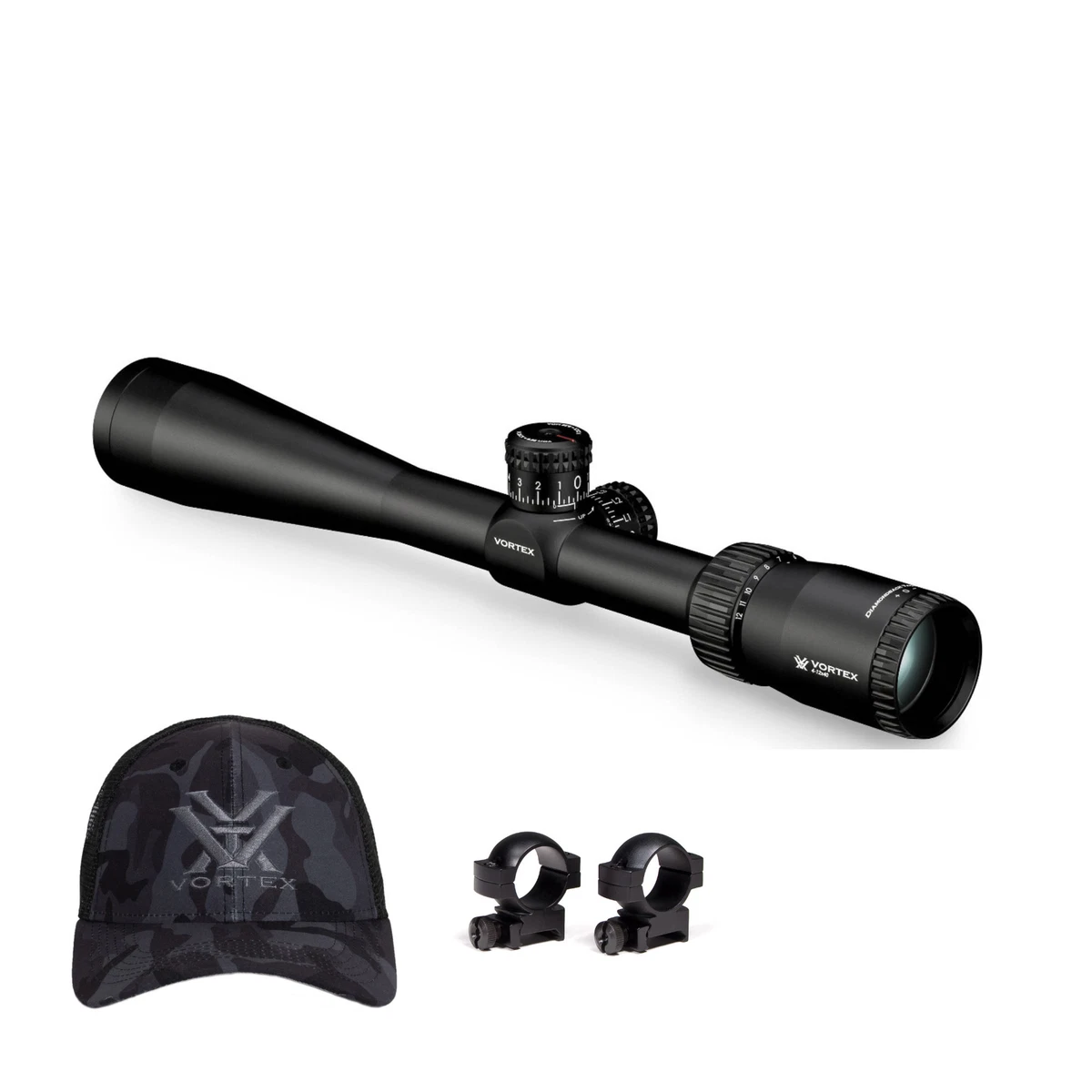 Vortex Diamondback Tactical 4 12x40 Riflescope with 1 In Scope