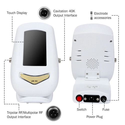 Professional 40K Ultrasonic RF Fat Cavitation Body Slimming Machine Skin Tighten - Picture 2 of 12