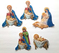 3D UPick Christmas Nativity Mary Joseph Jesus Scrapbook Card Embellishment 3651