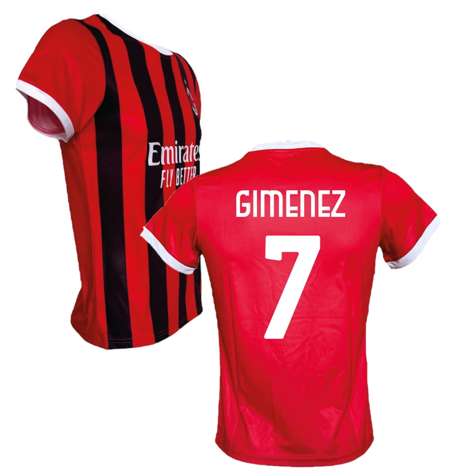 Sportbaer- Maglia Gimenez 7 Milan 2025 ufficiale adulto ragazzo bambino