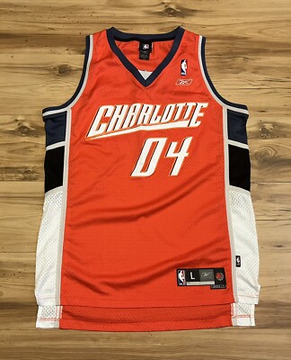 Vintage Reebok Charlotte Bobcats 04 Inaugural Team Swingman Jersey
