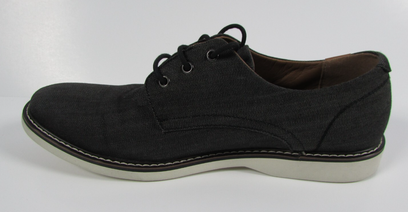SAOLA Madden M DISIT scarpe Oxford uomo grigio denim casual TG 11M suola bianca stringate