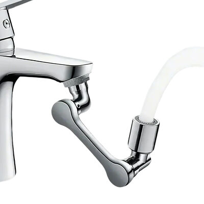 Un-iversal 1080° Swivel Extension Faucet Aerator Rotate Robotic Arm Extend