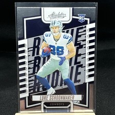 2023 Panini Absolute Football Rookie RC Luke Schoonmaker #121 Dallas Cowboys