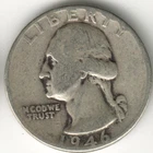 USA - 1946P - Washington ¼ $ - Silver Eagle - no mint mark - #15214RG