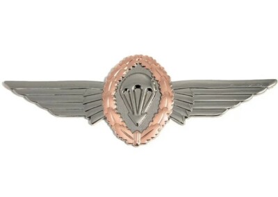 German Large Parachutist With Bronze Wreath Foreign Jump Wing Brite (each)