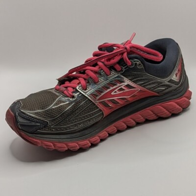 BROOKS Glycerin 14 Running Shoe Womens Size Grey Pink Jogging