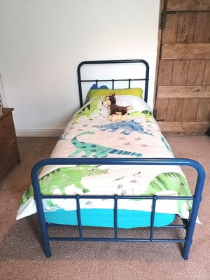 Next Blue Metal Single Bed Ebay