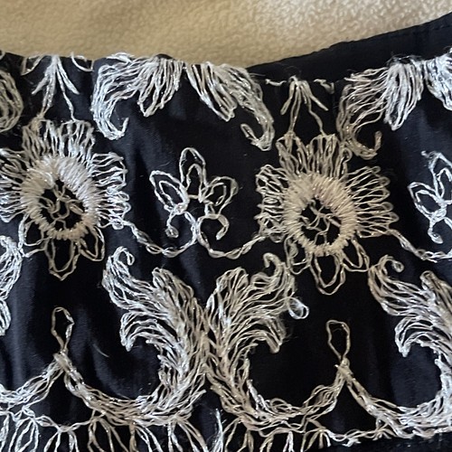 Guess Collection Sz Sm Black Pants Embroidered Waistband Made In France EUC - Picture 10 of 11
