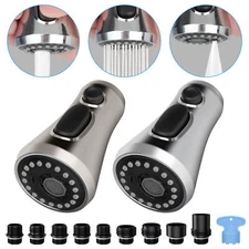 Kitchen Faucet Head Replacement Pull Down Spray Stream Aquablade with 9 Adapters