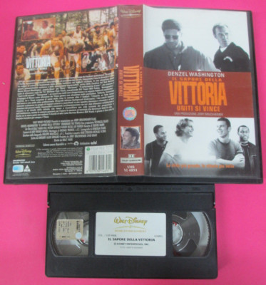 VHS Film DER GESCHMACK DES SIEGES VEREINIGT gewinnt Denzel Washington (F180) no dvd