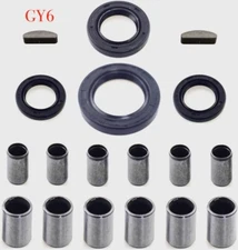 GY6 150cc OIL SEALS / DOWEL PINS / WOODRUFF / CRANKSHAFT KEY SET