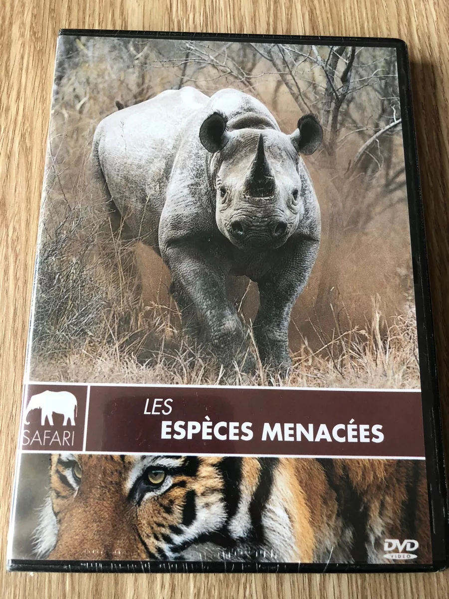 DOCUMENTAIRE LES ESPÈCES MENACÉES DVD SAFARI FRANÇAIS NEUF BLISTER RARE