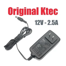 New Original Ktec KSAS0361200250HU AC Wall Power Supply Adapter 12V 2.5A OEM