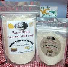 Creamy Chicken Noodle Soup Mix, Family size or Soup for Two size