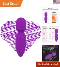 Compact Mini Massager with Silicone Design - Perfect for Neck, Shoulders & Back