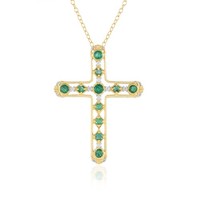 Cavill Sambia Smaragd 1,48Ct Silberkette 925 Sterlingsilber Damen Schmuck