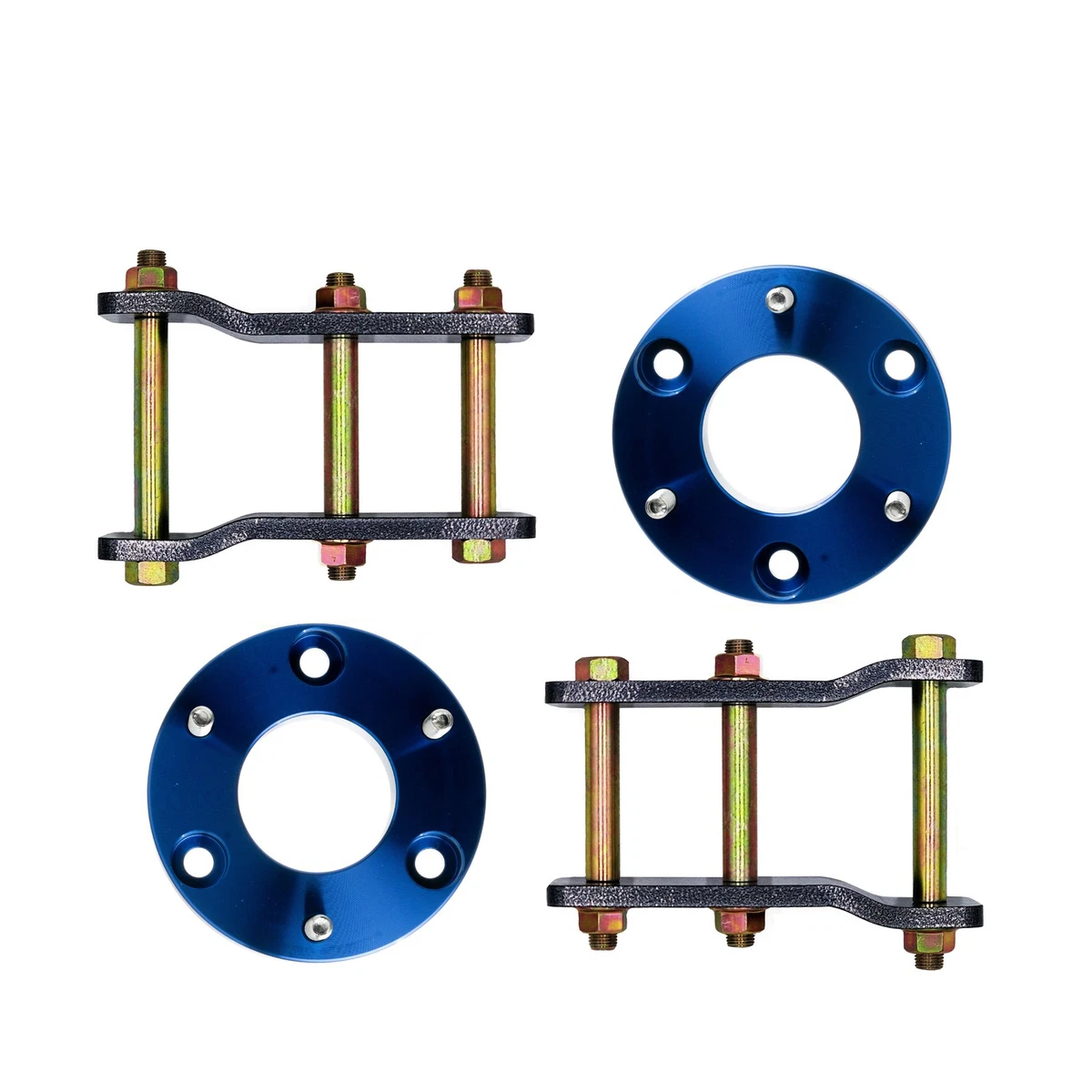 JINGLING 2 Kit Rialzo Sospensioni in Alluminio per RAM 1500 Rilancio Adattatore Molla Puntone 2 Pezzi (Stop