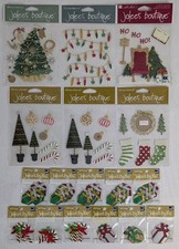 Lot 17 Jolee's Boutique Christmas Stickers Tree Presents Lights Stockings