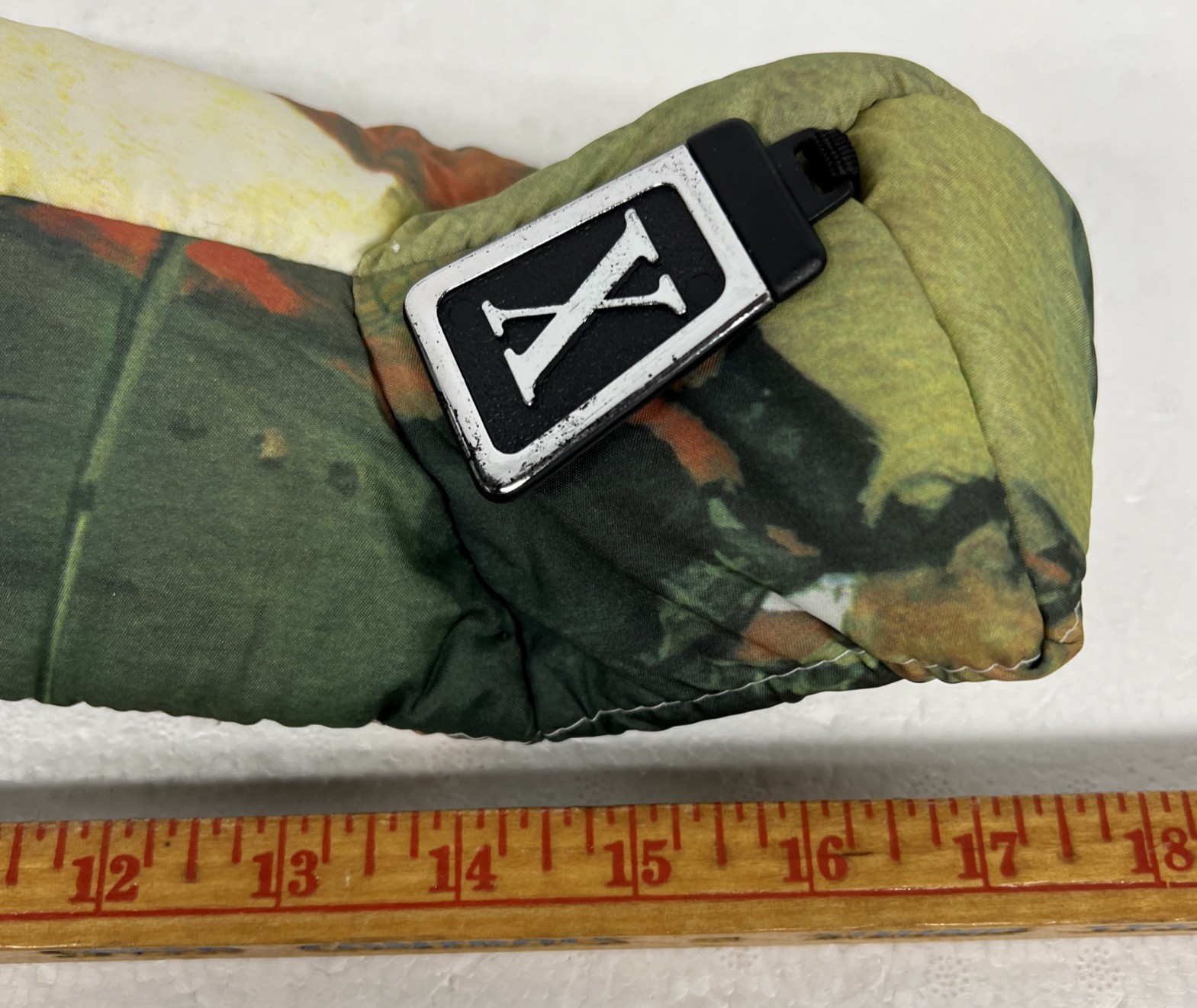 Golf Club Head Cover Set Of 3  Nylon Green Camo Tie Dye NOS NEW Vintage