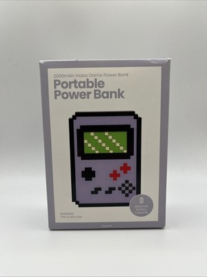 2000mAh Portable Video Game Power Bank Retro Handheld Style Battery Charger