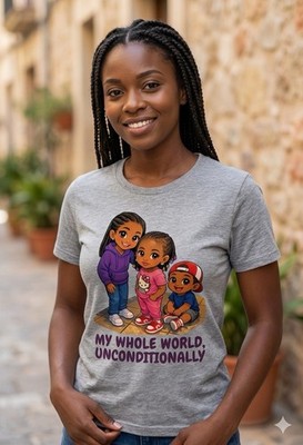 ''Mama s Greatest Blessings''   High-Quality Graphic Mockup Tee